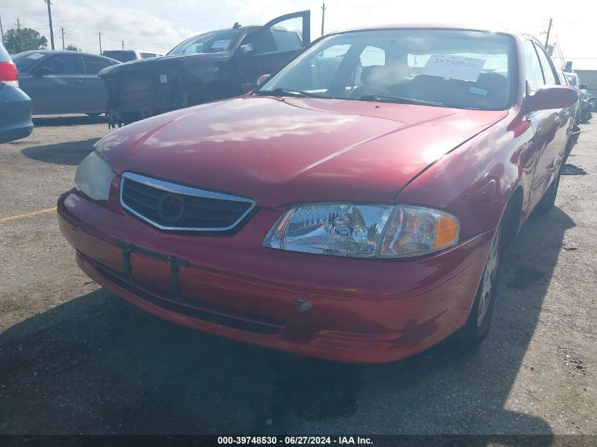 2000 Mazda 626 Es/Lx VIN: 1YVGF22C2Y5173401 Lot: 39748530