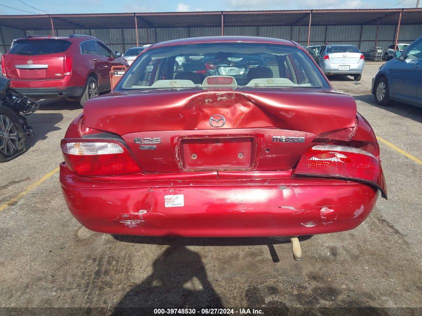 2000 Mazda 626 Es/Lx VIN: 1YVGF22C2Y5173401 Lot: 39748530