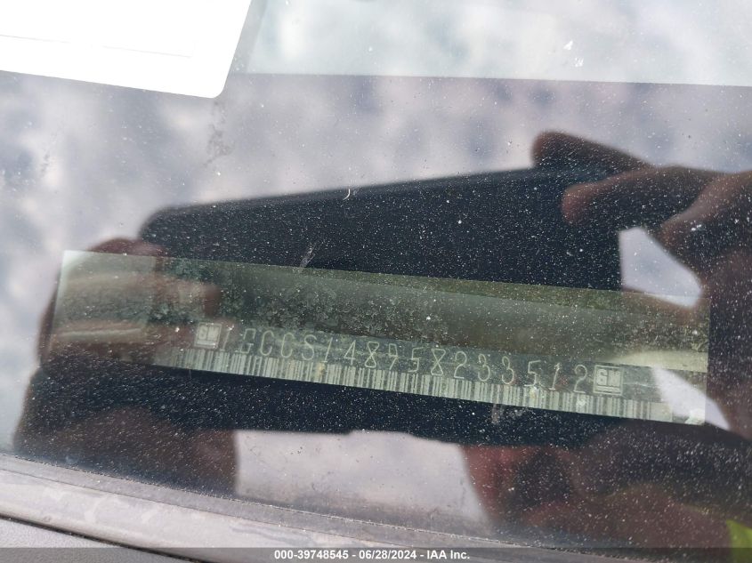 2005 Chevrolet Colorado VIN: 1GCCS148958233512 Lot: 39748545