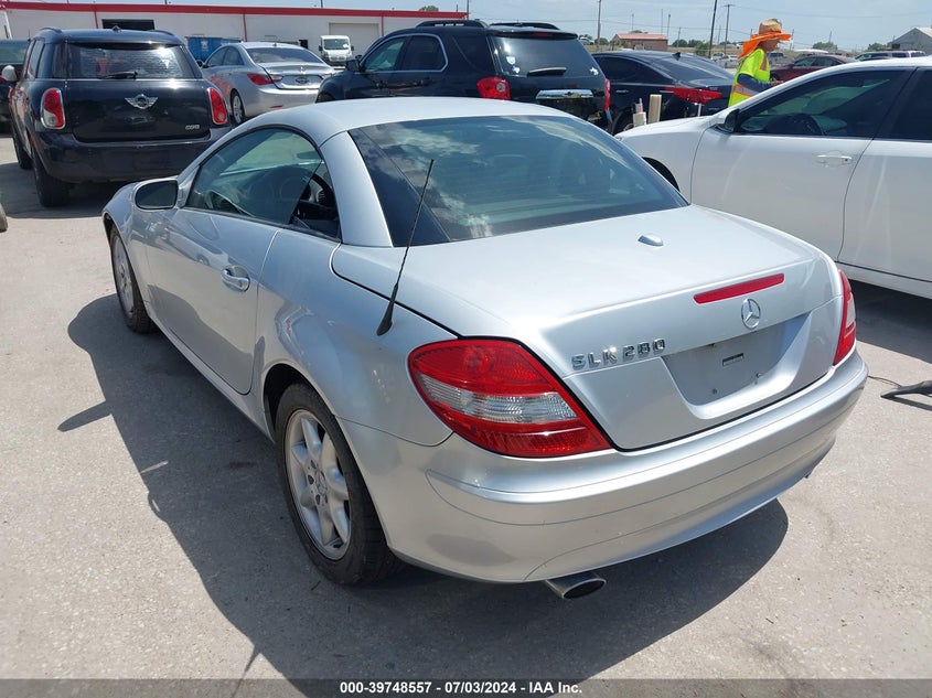 2006 Mercedes-Benz Slk 280 VIN: WDBWK54F36F118869 Lot: 39748557