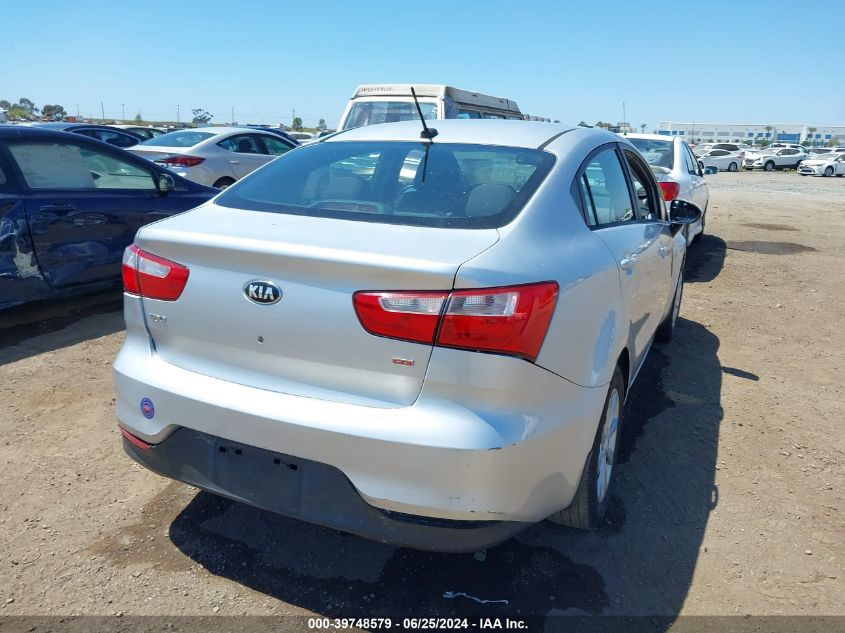 2016 Kia Rio Lx VIN: KNADM4A31G6565805 Lot: 39748579