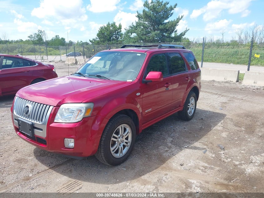 2008 Mercury Mariner Premier VIN: 4M2CU97108KJ15924 Lot: 39748626