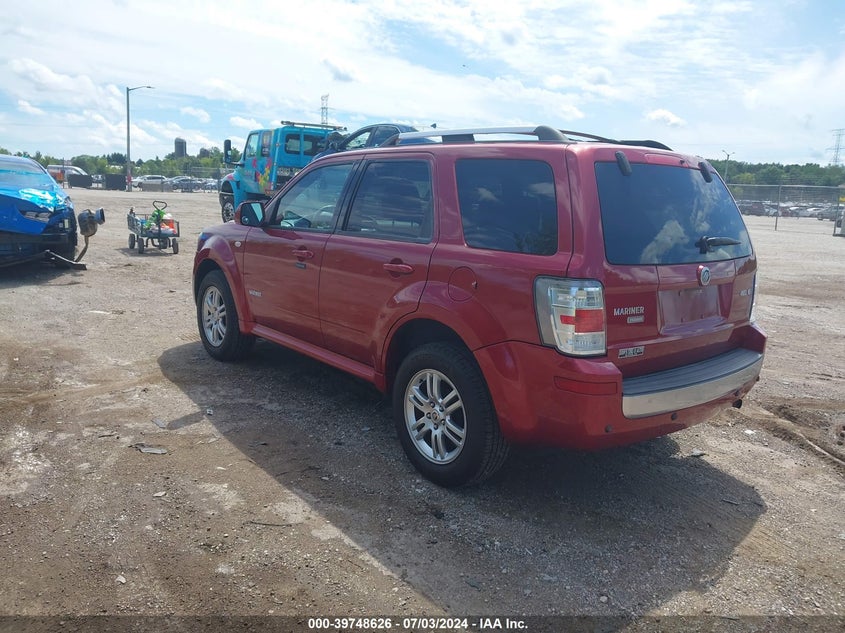 2008 Mercury Mariner Premier VIN: 4M2CU97108KJ15924 Lot: 39748626