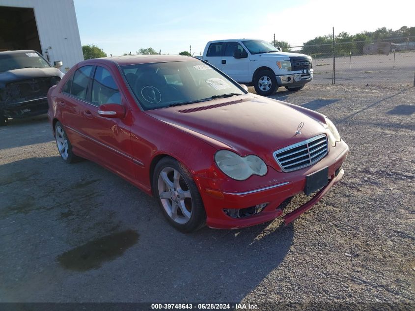 2007 Mercedes-Benz C 230 Sport VIN: WDBRF52H77F930490 Lot: 39748643