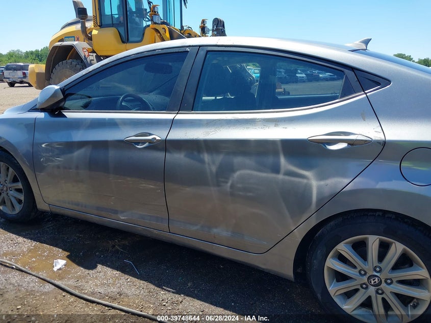 2014 Hyundai Elantra Se VIN: KMHDH4AE4EU139653 Lot: 39748644