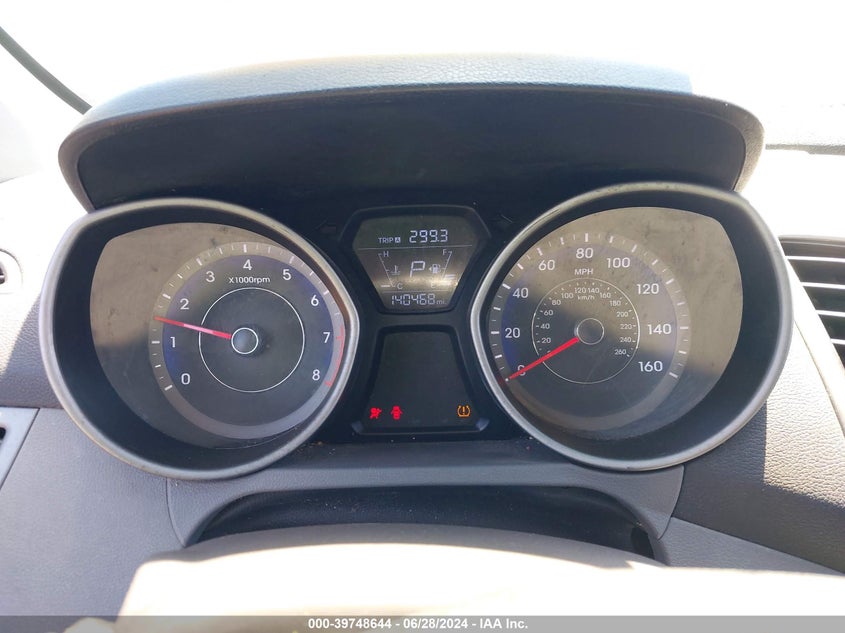 2014 Hyundai Elantra Se VIN: KMHDH4AE4EU139653 Lot: 39748644