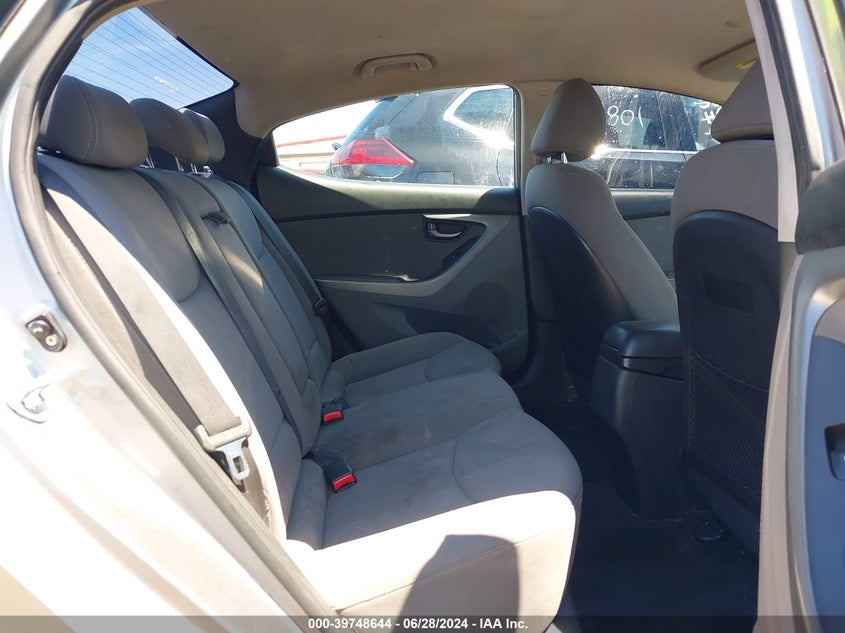 2014 Hyundai Elantra Se VIN: KMHDH4AE4EU139653 Lot: 39748644