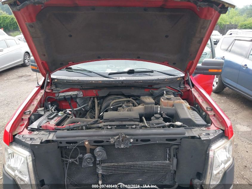 2010 Ford F-150 Xl/Xlt VIN: 1FTNF1E85AKE73262 Lot: 39748649