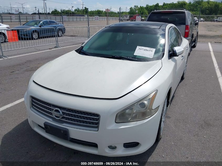 2010 Nissan Maxima 3.5 Sv VIN: 1N4AA5APXAC834034 Lot: 39748659