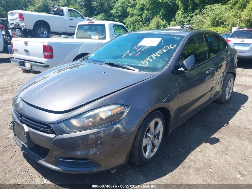 2015 Dodge Dart Sxt VIN: 1C3CDFBB4FD390495 Lot: 39748676