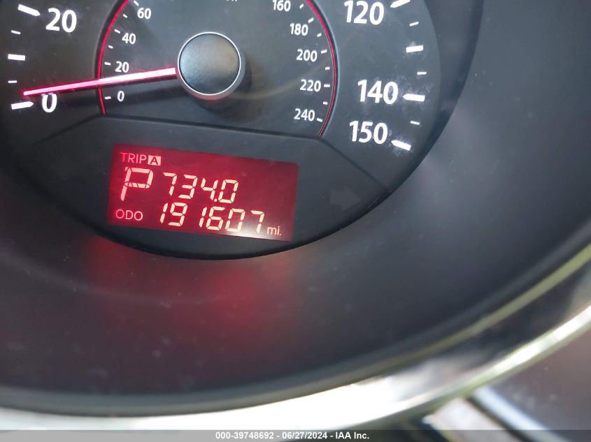 2012 Kia Sorento Lx VIN: 5XYKT3A14CG281744 Lot: 39748692