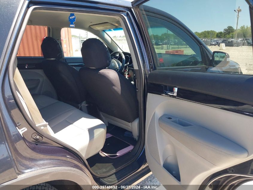 2012 Kia Sorento Lx VIN: 5XYKT3A14CG281744 Lot: 39748692