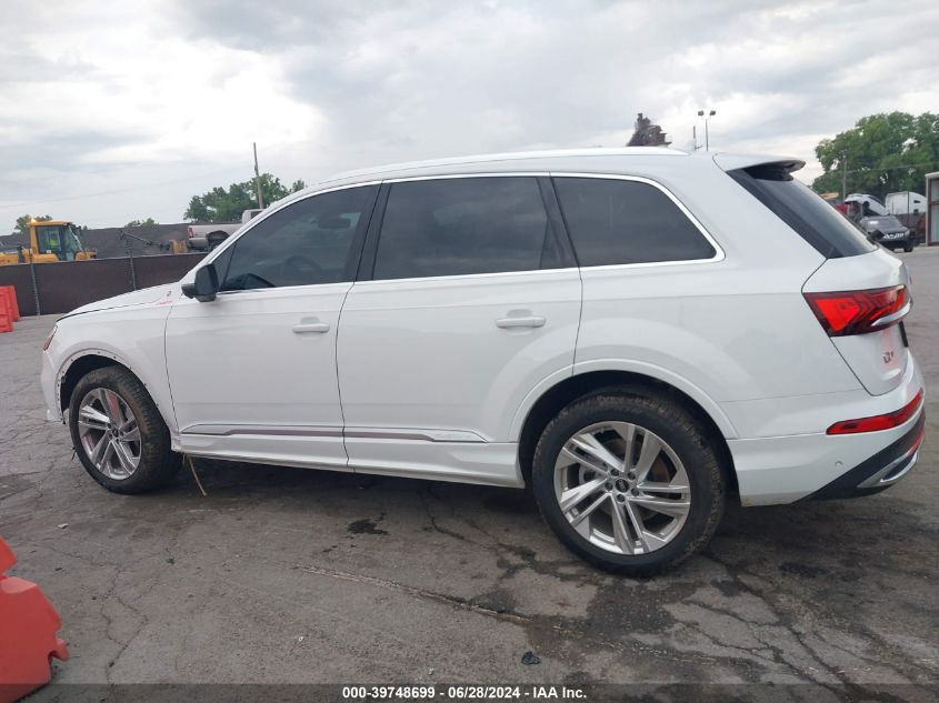 2023 Audi Q7 Premium 45 Tfsi Quattro Tiptronic VIN: WA1ACBF73PD013236 Lot: 39748699