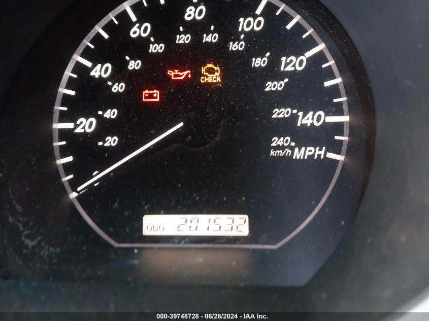 2004 Lexus Rx 330 VIN: JTJHA31U840073686 Lot: 39748728