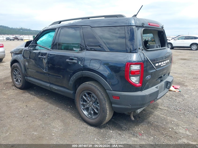 2023 Ford Bronco Sport Big Bend VIN: 3FMCR9B67PRD46836 Lot: 39748729