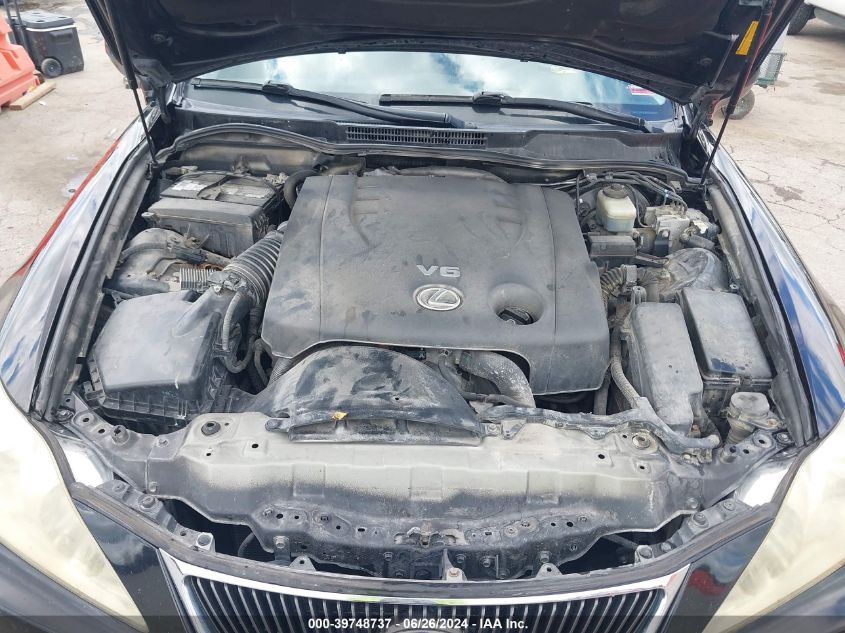 2008 Lexus Is 250 VIN: JTHCK262985025780 Lot: 39748737