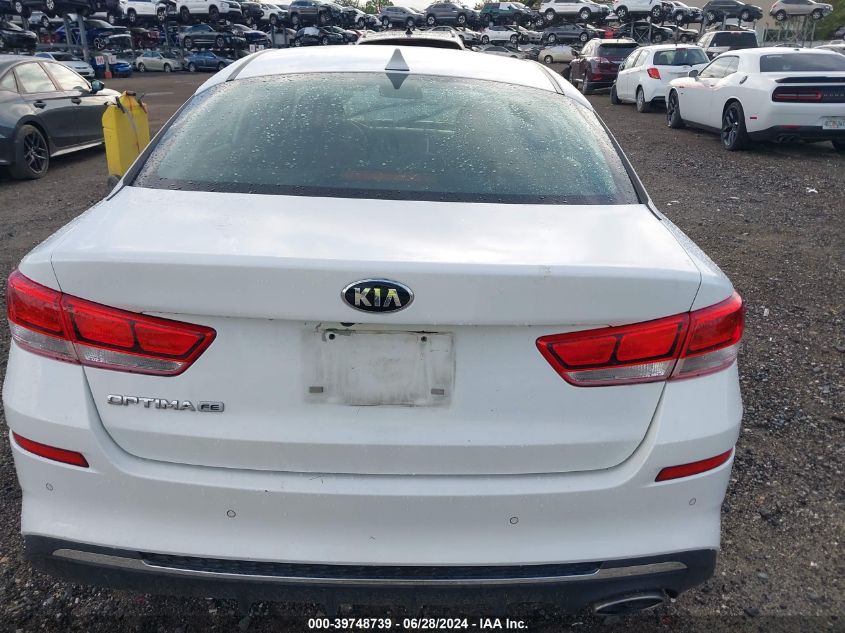 2020 Kia Optima Lx VIN: 5XXGT4L30LG430312 Lot: 39748739