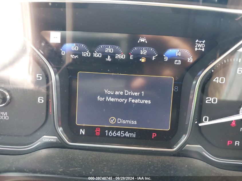 2019 GMC Sierra 1500 Denali VIN: 3GTU9FED2KG142094 Lot: 39748745