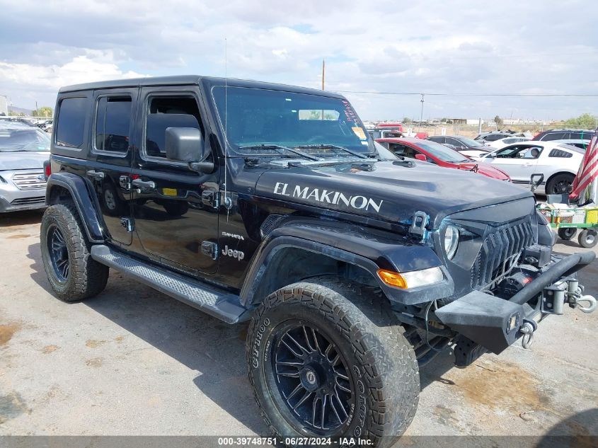 2020 Jeep Wrangler Unlimited Sahara VIN: 1C4HJXENXLW214489 Lot: 39748751