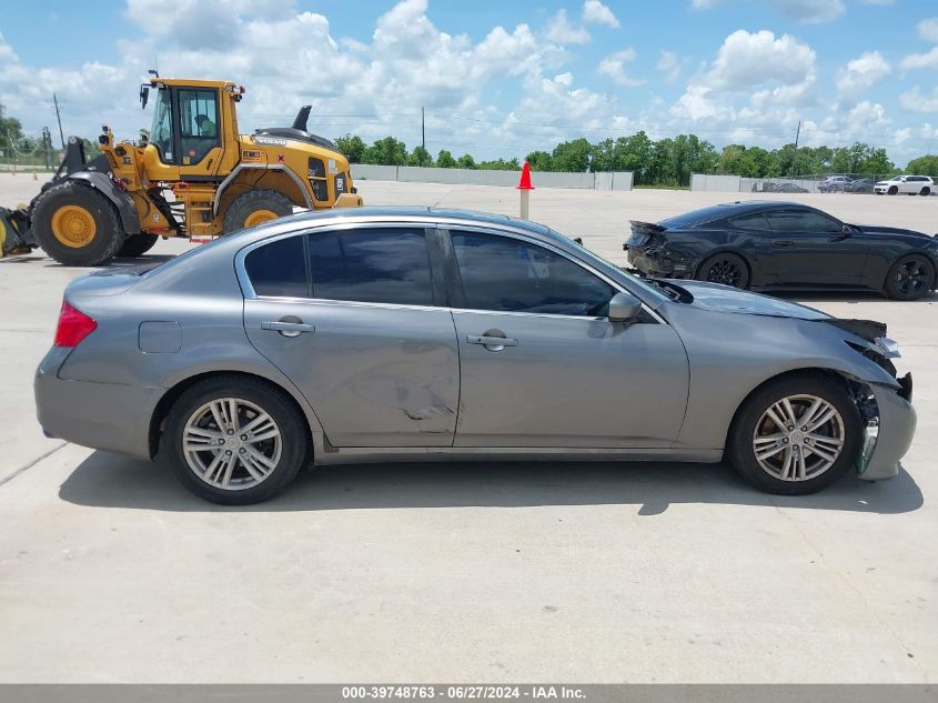 2012 Infiniti G37 Journey VIN: JN1CV6AP0CM626709 Lot: 39748763