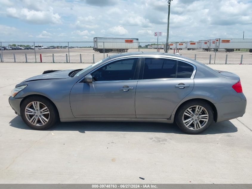 2012 Infiniti G37 Journey VIN: JN1CV6AP0CM626709 Lot: 39748763