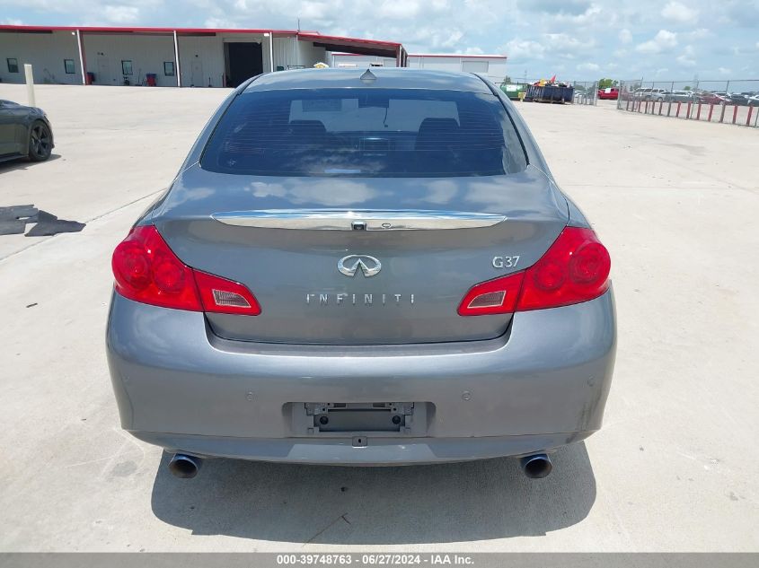 2012 Infiniti G37 Journey VIN: JN1CV6AP0CM626709 Lot: 39748763