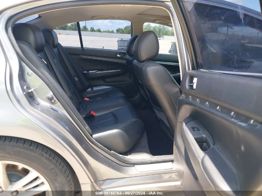 2012 Infiniti G37 Journey VIN: JN1CV6AP0CM626709 Lot: 39748763