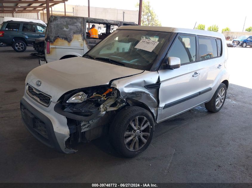 2012 Kia Soul + VIN: KNDJT2A63C7367027 Lot: 39748772