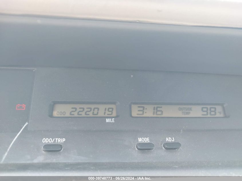 2002 Toyota Avalon Xl VIN: 4T1BF28B92U227946 Lot: 39748773