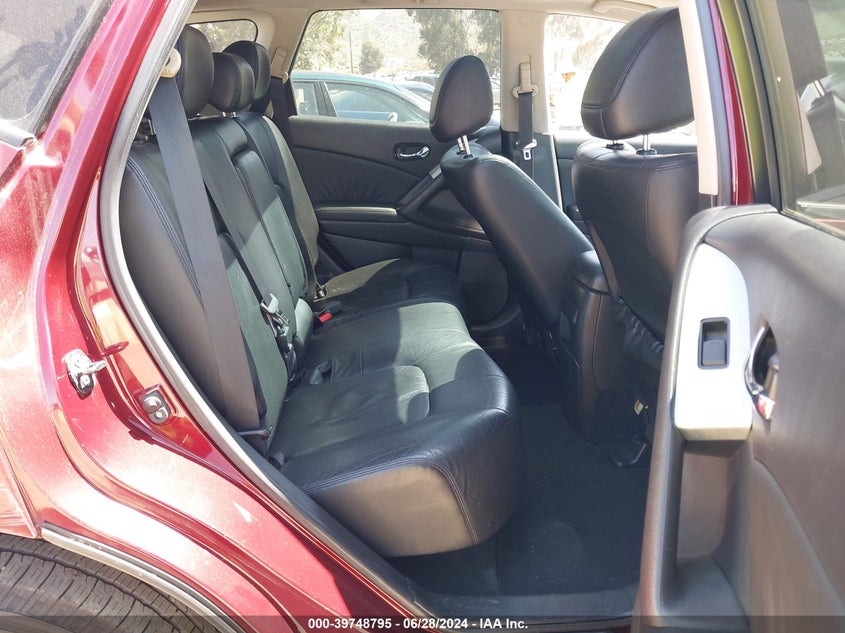 2010 Nissan Murano Sl VIN: JN8AZ1MW5AW136982 Lot: 39748795