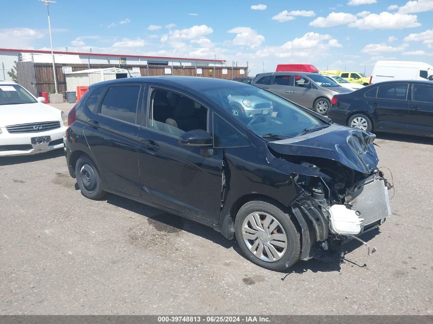 2015 Honda Fit Ex/Ex-L VIN: 3HGGK5H80FM763577 Lot: 39748813