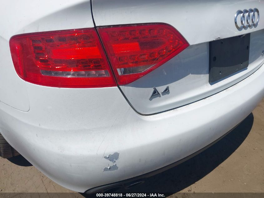 2011 Audi A4 2.0T Premium VIN: WAUEFAFL4BN053301 Lot: 39748818