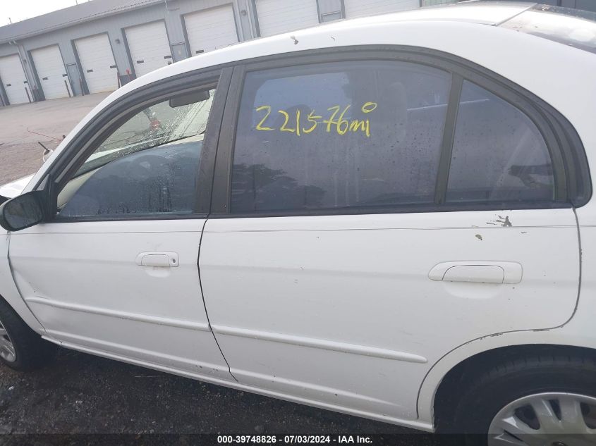 2004 Honda Civic Lx VIN: 2HGES16574H617617 Lot: 39748826