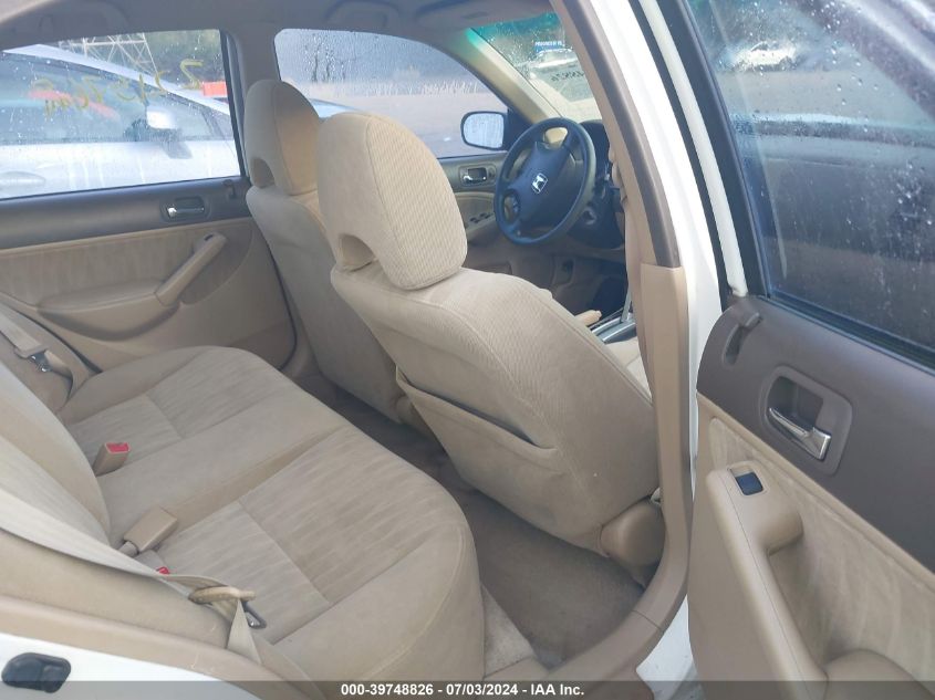 2004 Honda Civic Lx VIN: 2HGES16574H617617 Lot: 39748826