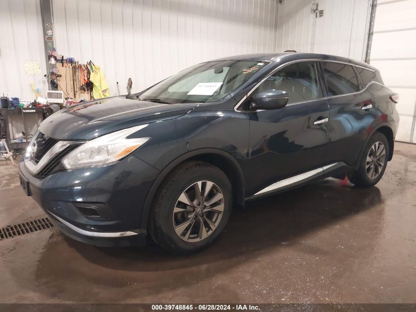 5N1AZ2MH7HN195711 2017 NISSAN MURANO - Image 2