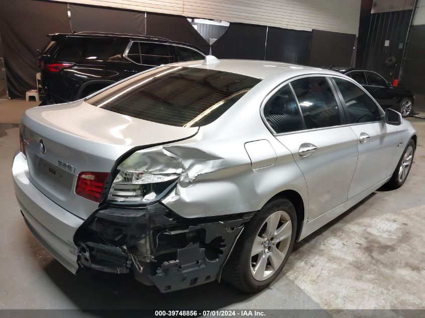 2013 BMW 528I xDrive VIN: WBAXH5C59DD110326 Lot: 39748856