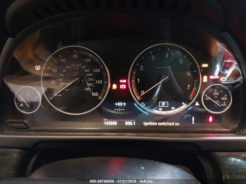 2013 BMW 528I xDrive VIN: WBAXH5C59DD110326 Lot: 39748856