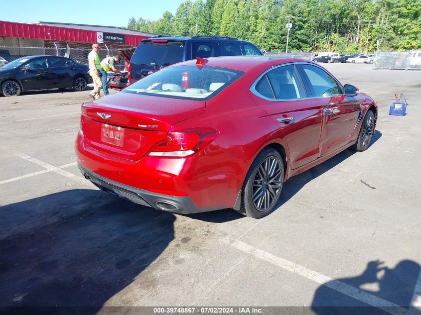 KMTG74LEXKU035005 2019 Genesis G70 3.3T Advanced