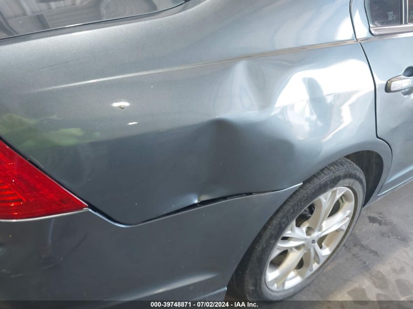 2012 Ford Fusion Se VIN: 3FAHP0HA1CR404706 Lot: 39748871