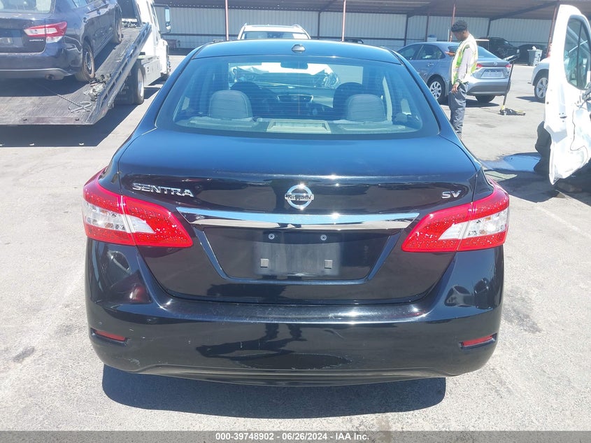 2015 Nissan Sentra Sv VIN: 3N1AB7AP9FL634067 Lot: 39748902