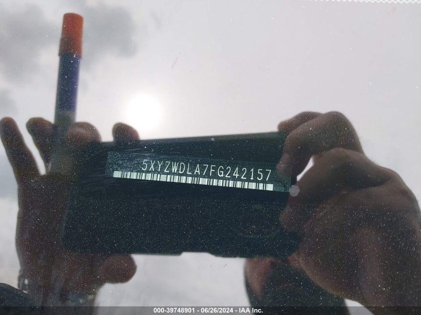 2015 Hyundai Santa Fe Sport 2.0L Turbo VIN: 5XYZWDLA7FG242157 Lot: 39748901