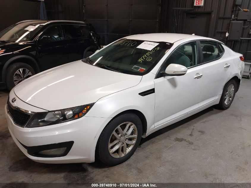 2013 Kia Optima Lx VIN: KNAGM4A78D5392513 Lot: 39748910