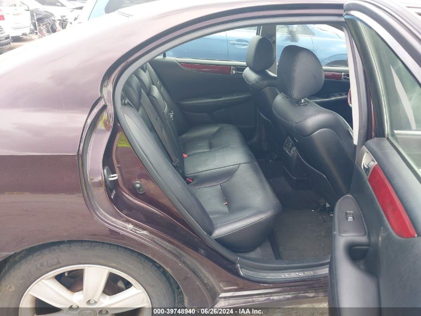 2005 Lexus Es 330 VIN: JTHBA30G655141278 Lot: 39748940