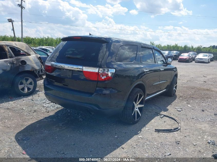 2012 Dodge Durango Sxt VIN: 1C4RDJAG6CC110843 Lot: 39748957