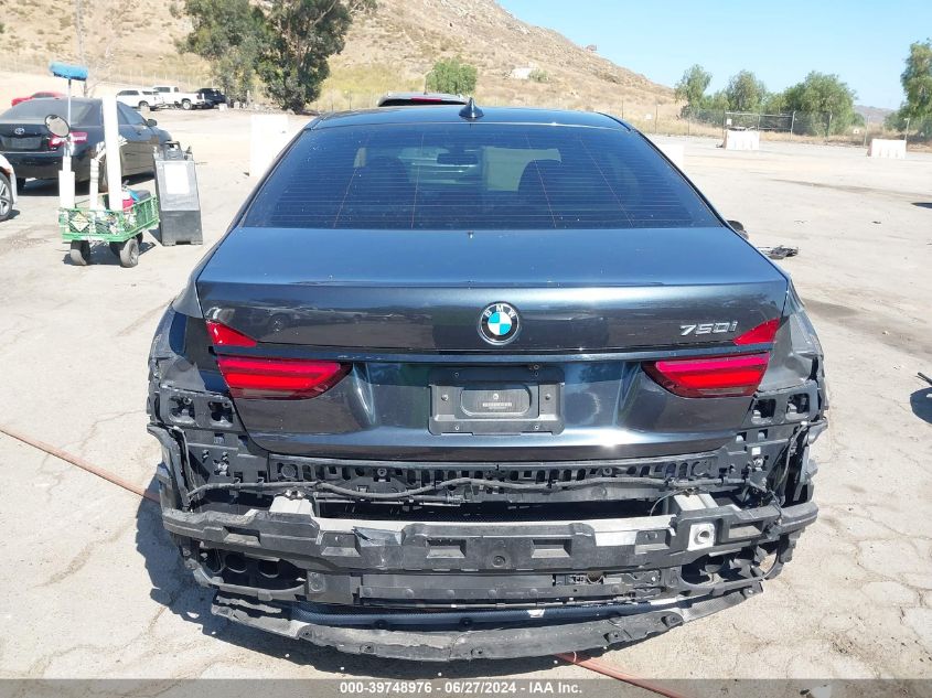2018 BMW 750I I VIN: WBA7F0C59JGM22875 Lot: 39748976