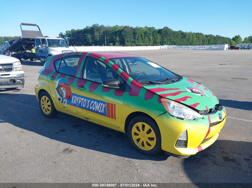 2013 Toyota Prius C Two VIN: JTDKDTB33D1542599 Lot: 39749007