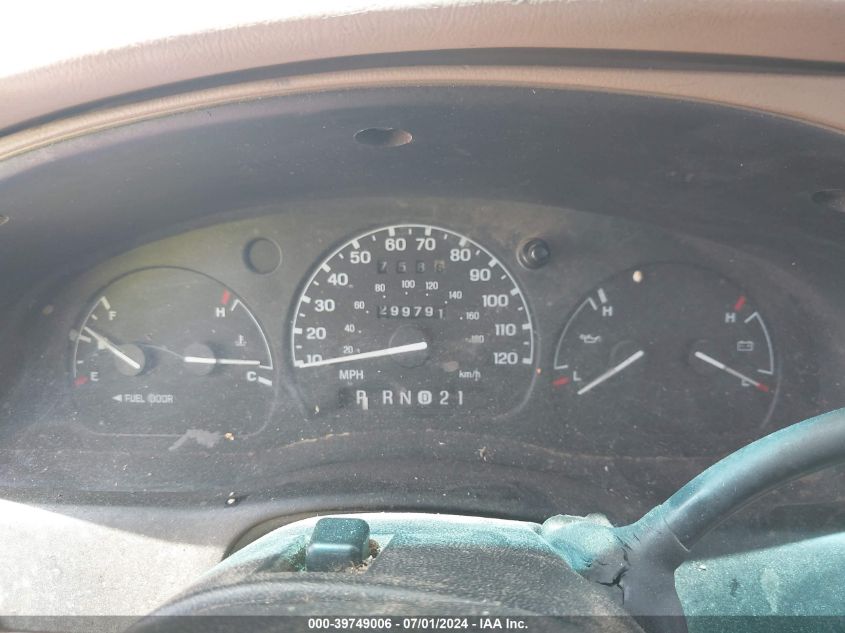 2000 Ford Ranger Xl/Xlt VIN: 1FTYR14V4YTA97592 Lot: 39749006