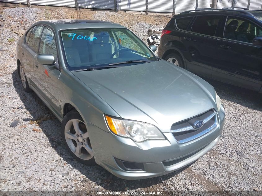 2009 Subaru Legacy 2.5I VIN: 4S3BL616897214468 Lot: 39749008