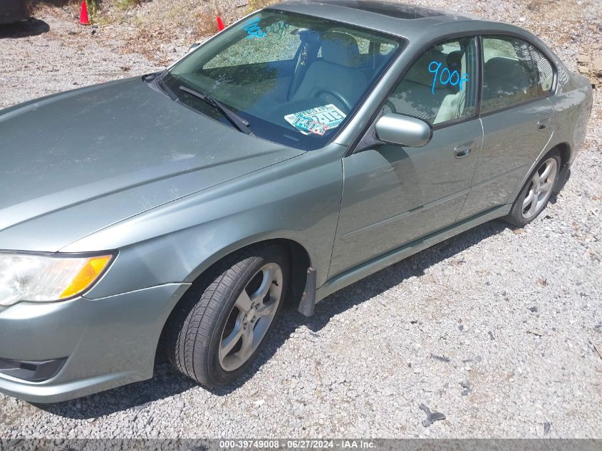 4S3BL616897214468 | 2009 SUBARU LEGACY