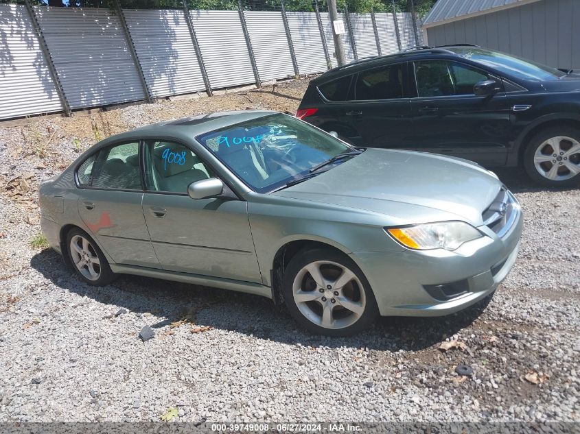 4S3BL616897214468 | 2009 SUBARU LEGACY